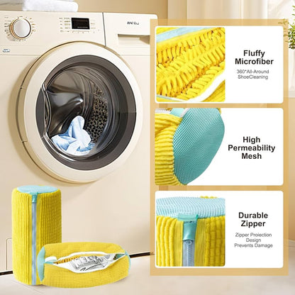 Microfiber Shoe Wash Bag for Washing Machine