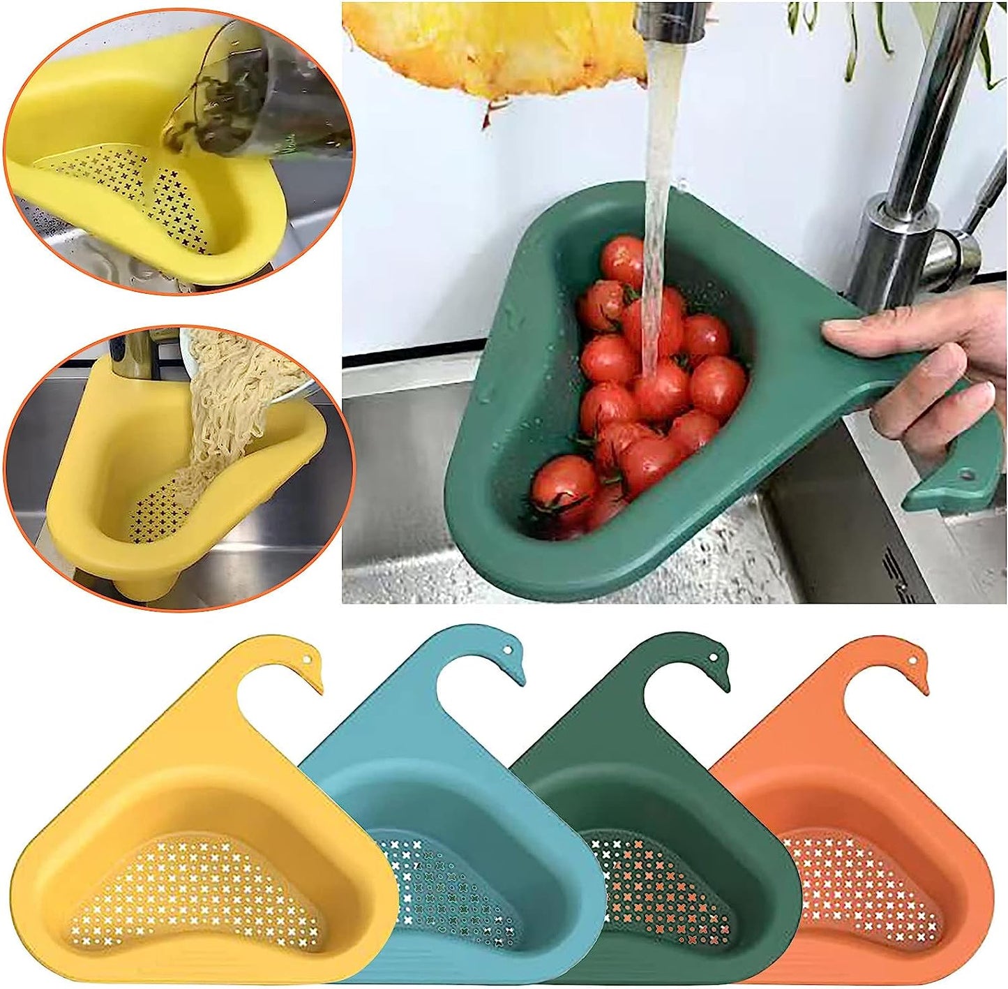 Triangle Sink Strainer Basket – Kitchen Drain Filter