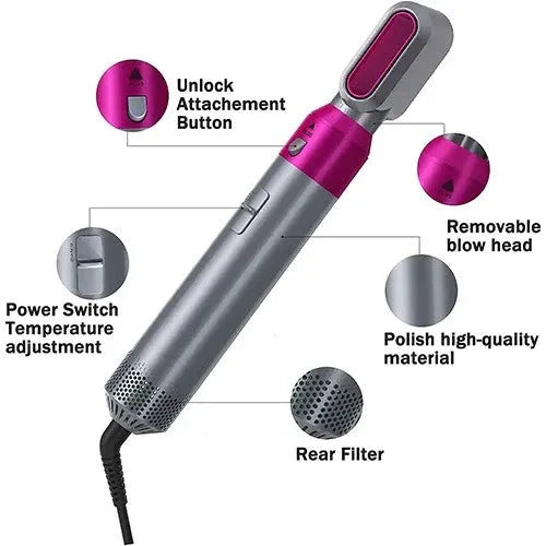 5-in-1 Hot Hair Dryer