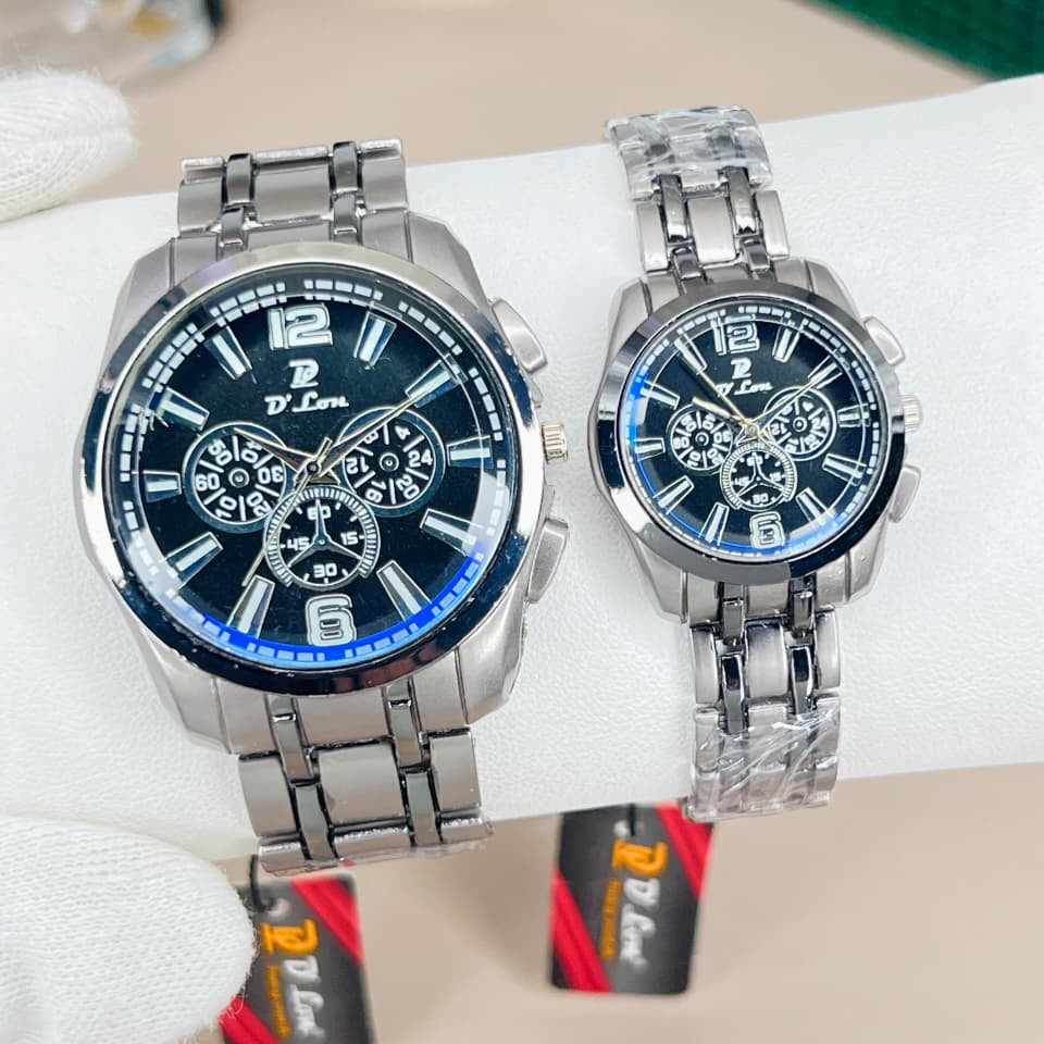 Legacy Prime Couple Watch Set Stainless Steel – Elegant Matching Timepieces