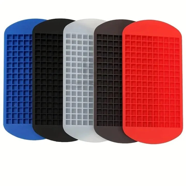 Silicone Mini Ice Cube Tray – 160 Grids Flexible Freezer Mold