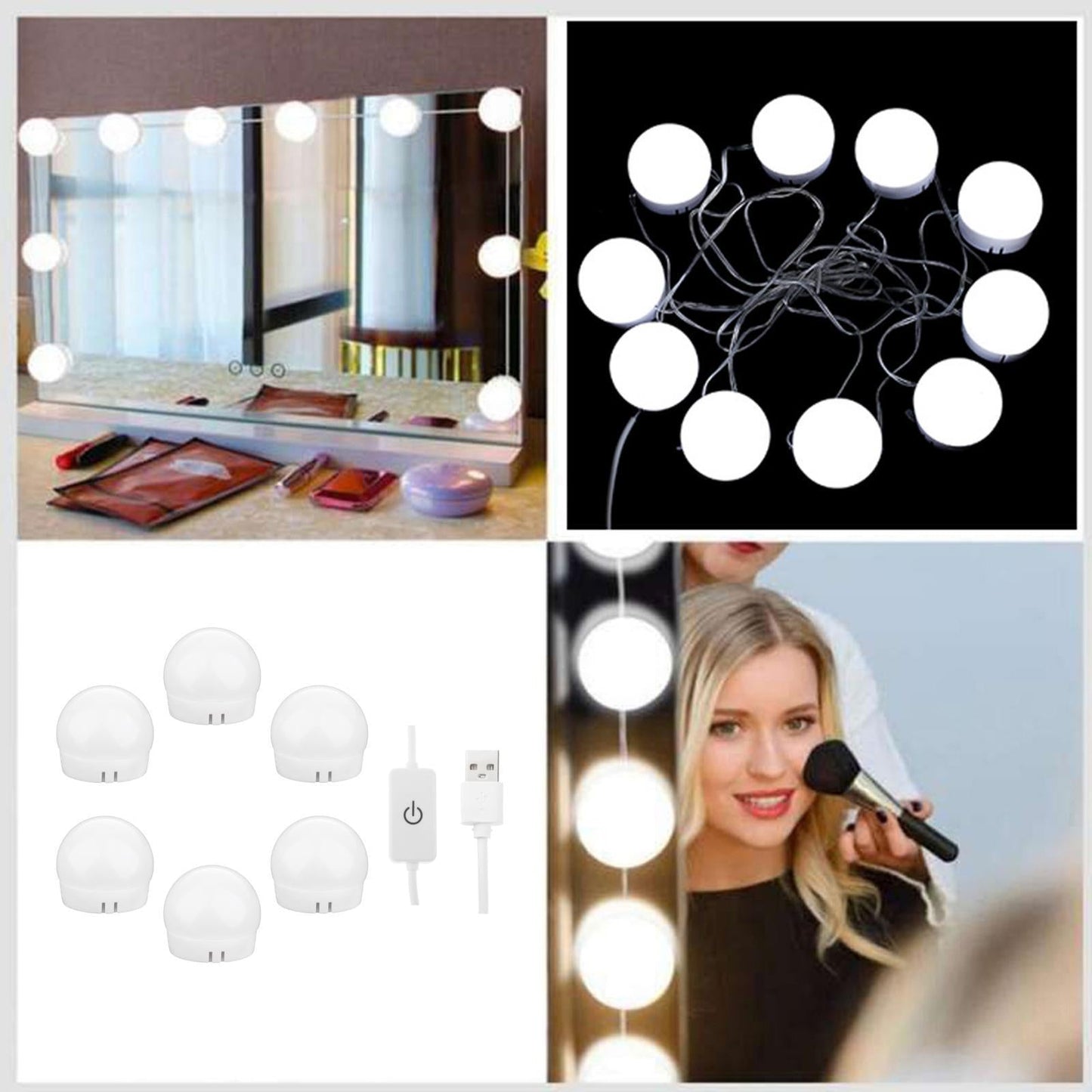 Vanity Mirror Light – LED Makeup Lamp