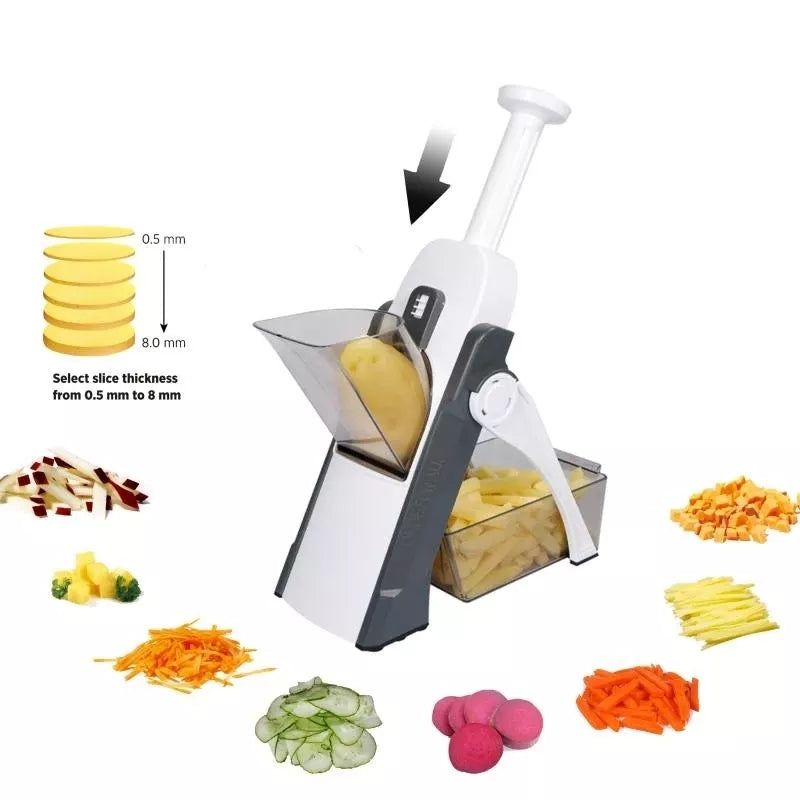 Multi-Function Fruit & Vegetable Cutter (8-in-1)