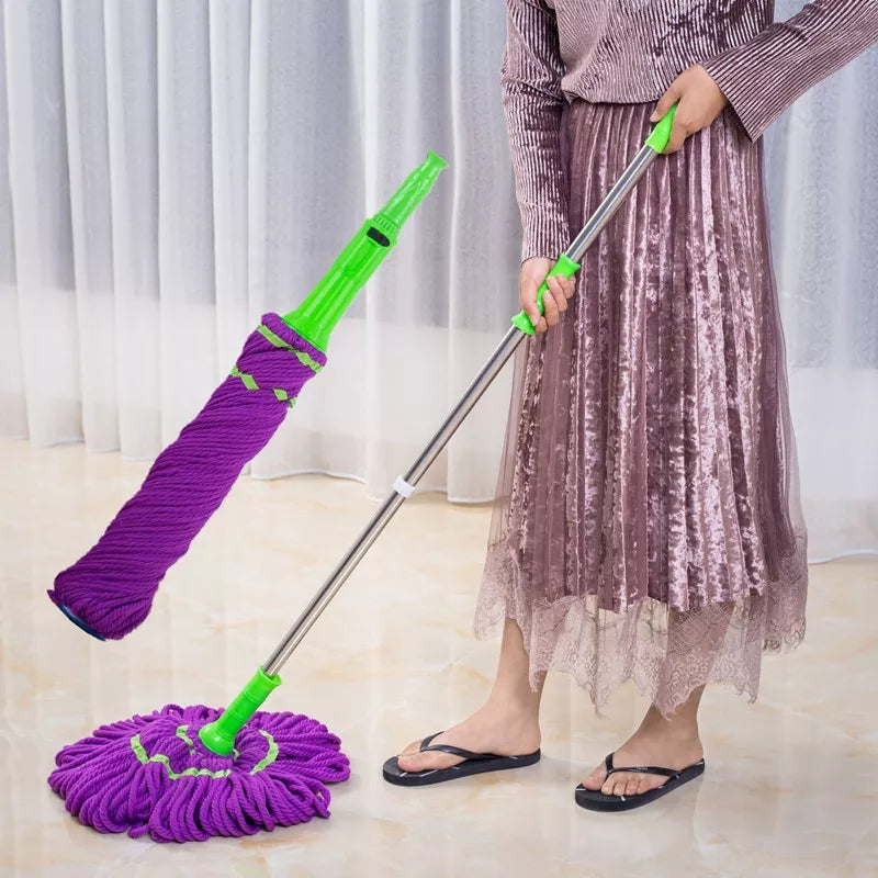 Telescopic Twister Mop – 360° Rotating Cleaner