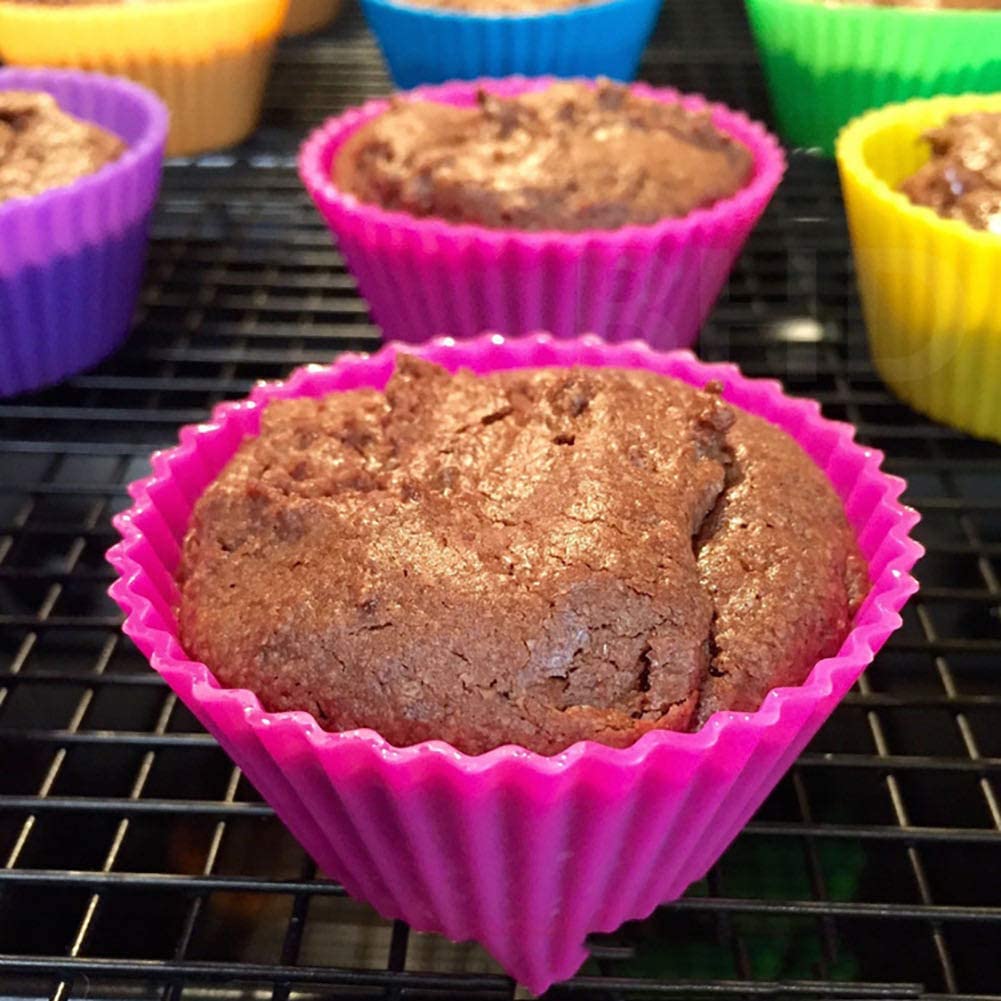 Silicone Cupcake Mold Set (6 pcs) – Baking Cups