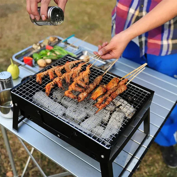 Foldable BBQ Grill – Portable Outdoor Barbecue