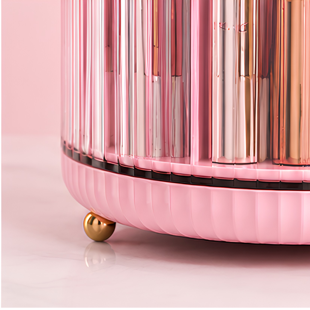 360° Rotating Makeup Brush Organizer (Random Colors)