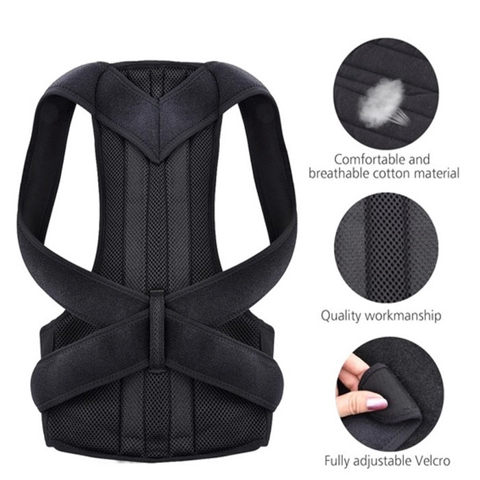 Adjustable Shoulder & Back Posture Corrector Belt – Daily Support