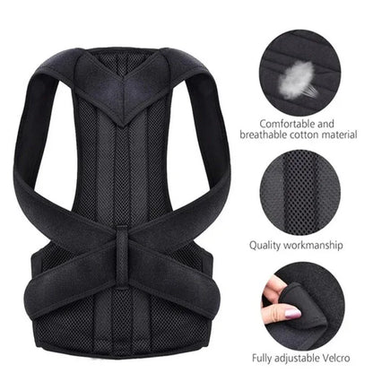 Adjustable Shoulder & Back Posture Corrector Belt – Daily Support