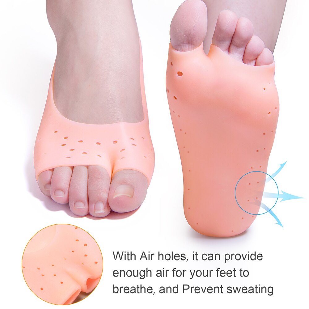 Moisturizing Gel Socks – Silicone Spa Care