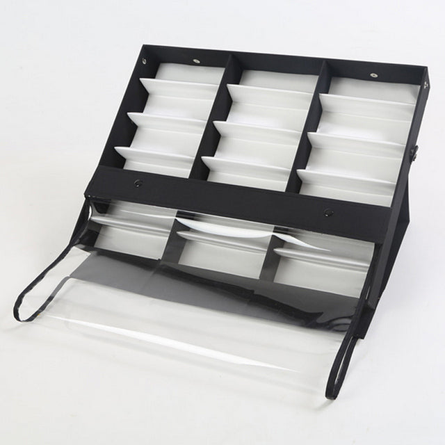 Sunglasses Storage Box (18 Grids) – Display Organizer