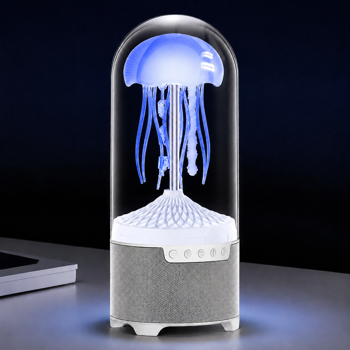 Jellyfish Bluetooth Speaker LED Night Lamp