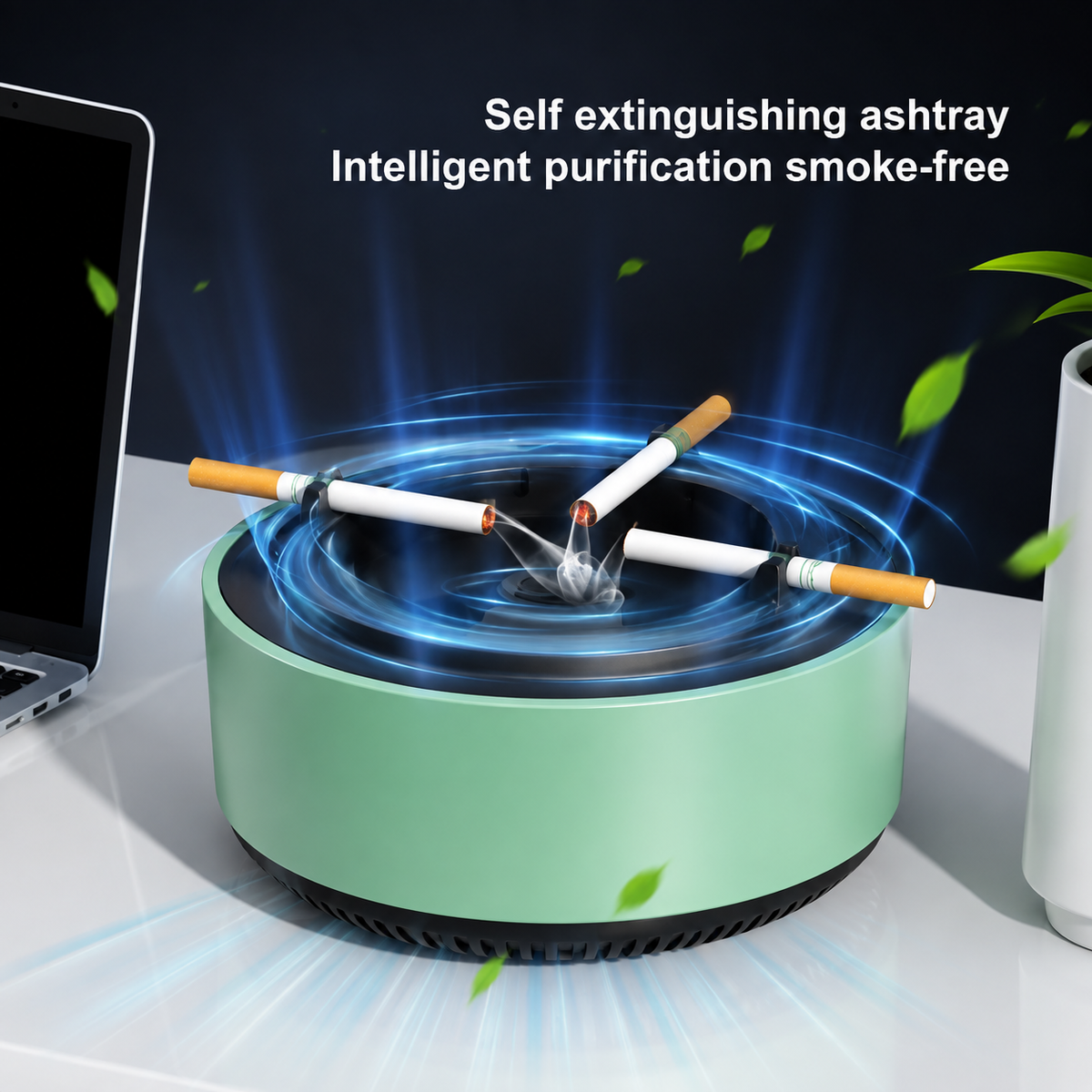 Smart Ashtray | Cigarette Ki Smell Seconds Mein Gaib Karein