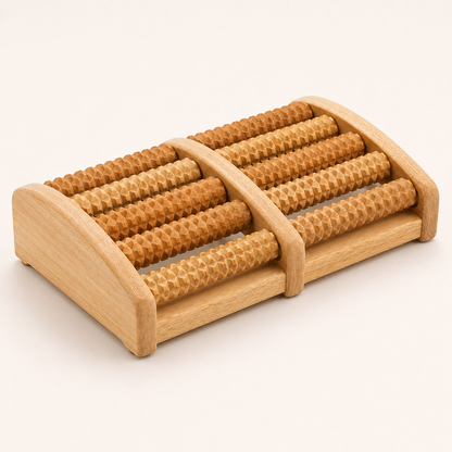 Wooden Foot Massager | Natural Roller Foot Massage