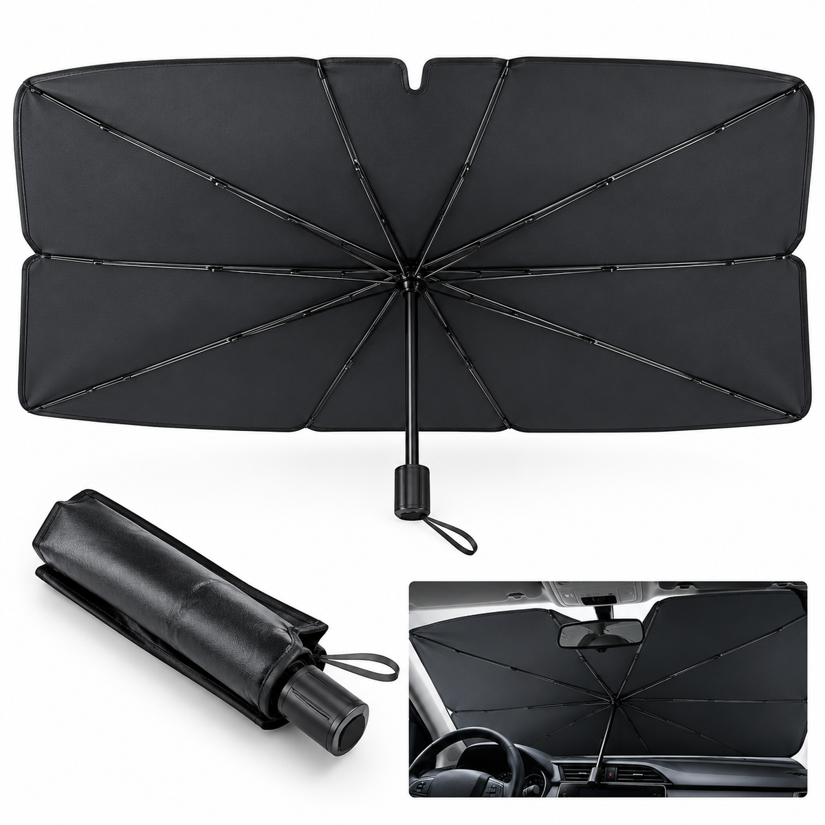 Foldable Car Windshield Sunshade Umbrella