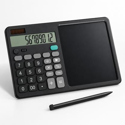 2 in 1 Calculator & LCD Writing Tablet