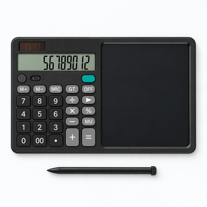 2 in 1 Calculator & LCD Writing Tablet