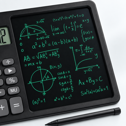 2 in 1 Calculator & LCD Writing Tablet