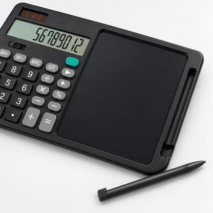 2 in 1 Calculator & LCD Writing Tablet