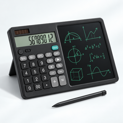 2 in 1 Calculator & LCD Writing Tablet