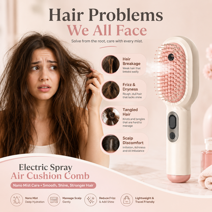 Electric Spray Air Cushion Comb