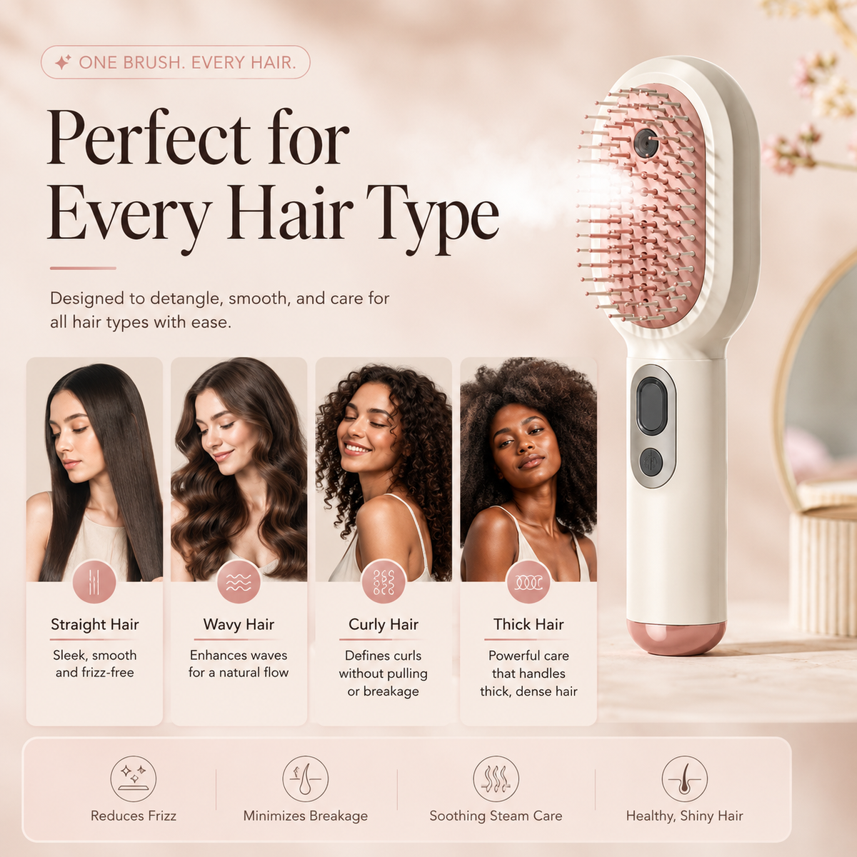 Electric Spray Air Cushion Comb