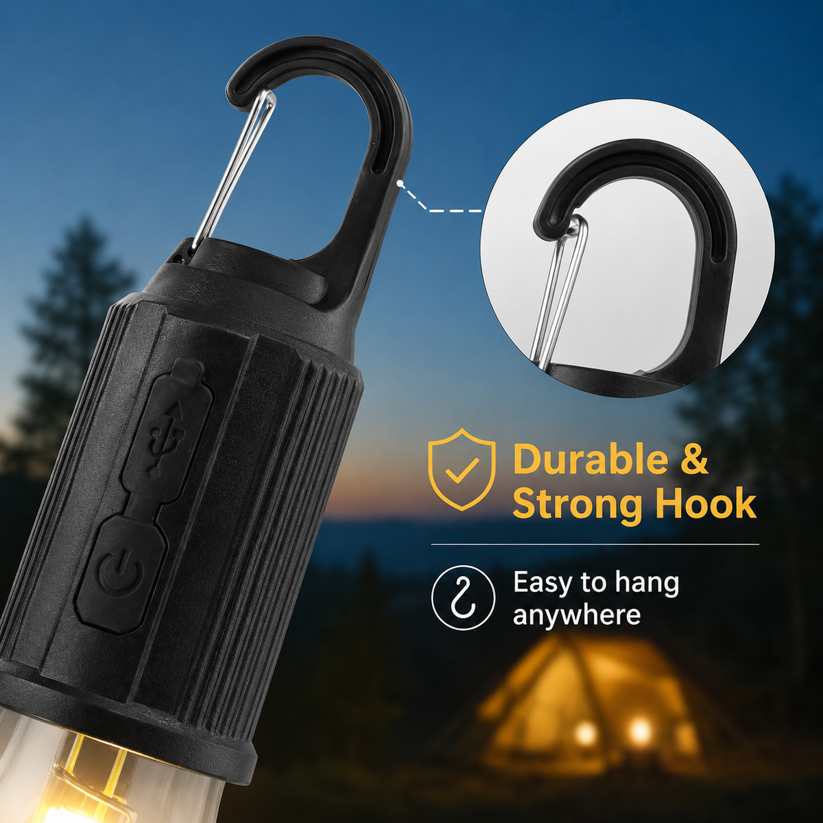 Portable USB Camping Light