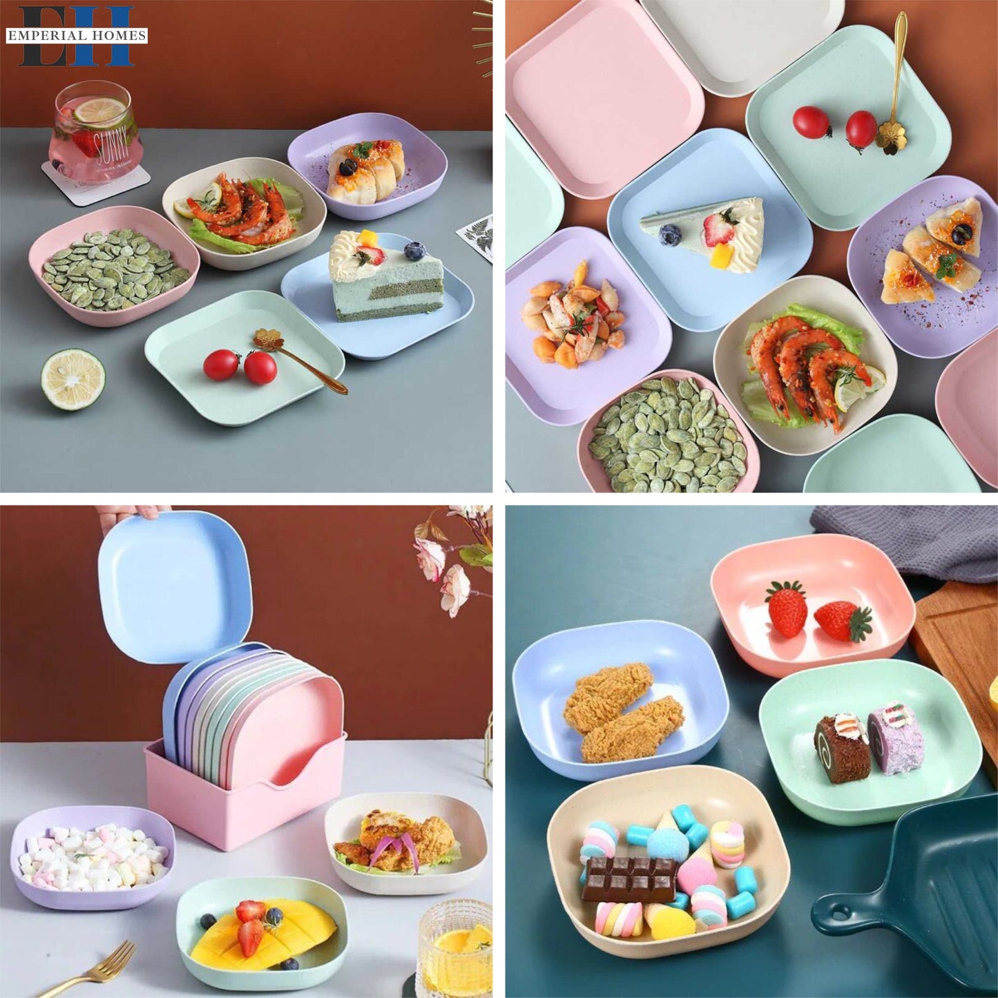 Creative Dish Set (10 pcs) – Multi-Purpose Tableware