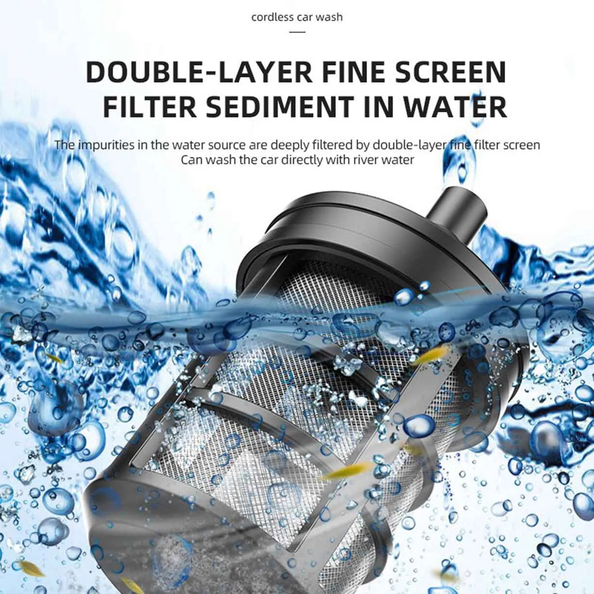 Cordless Pressure Washer with Multi-Function Nozzles  998Vh | Washing Kit