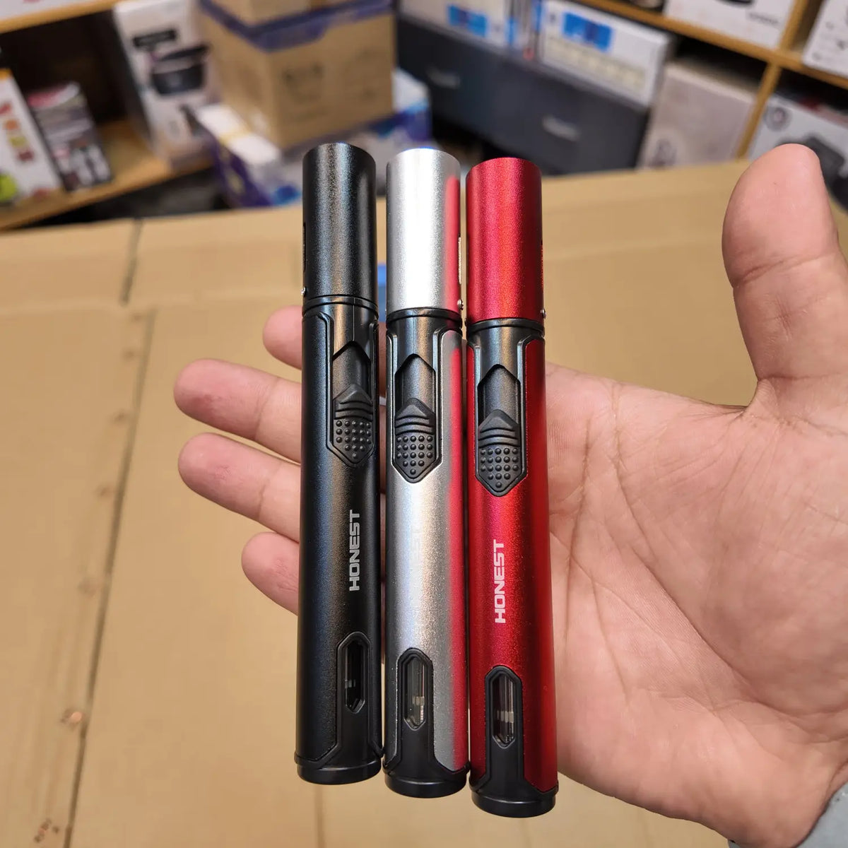 Jet Flame Torch Lighter | Powerful Blue Flame Refillable Gas Lighter