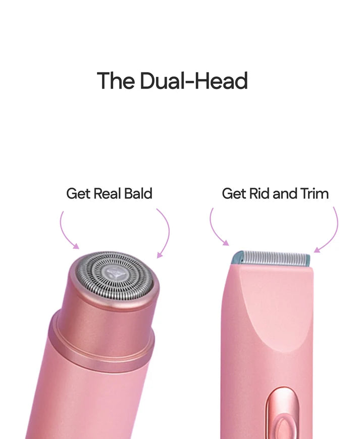 Dual Head Shaver | 2-in-1 Body & Facial Hair Trimmer