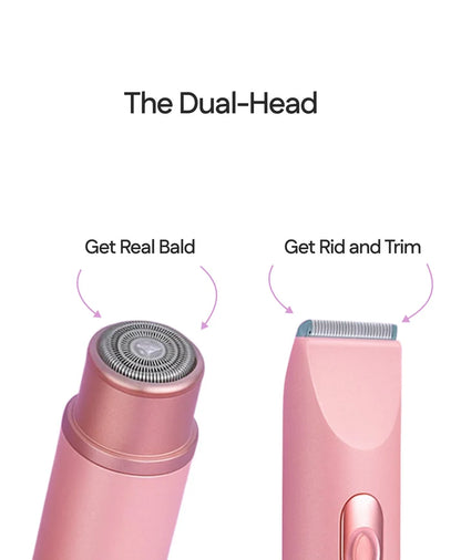 Dual Head Shaver | 2-in-1 Body & Facial Hair Trimmer