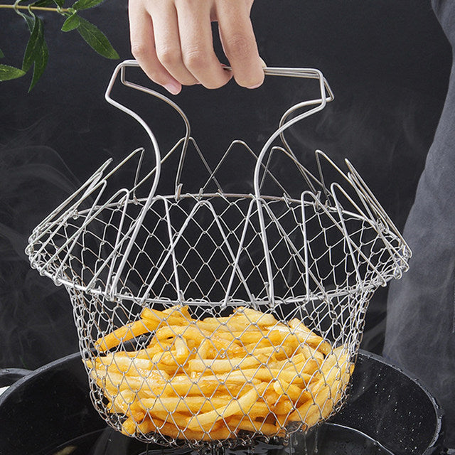 Stainless Steel Fry Basket – French Fries Magic Basket