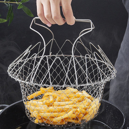 Stainless Steel Fry Basket – French Fries Magic Basket