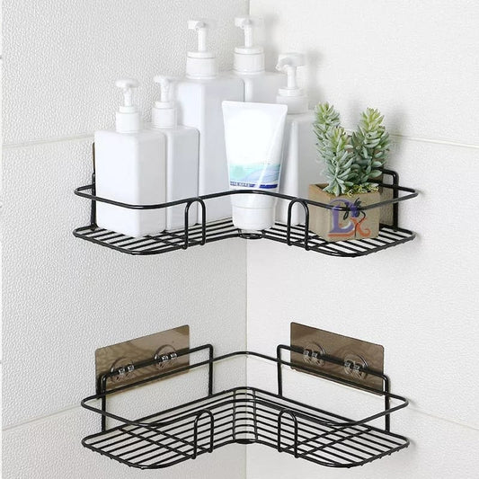 Wall Corner Rack – Self-Adhesive Storage Organizer