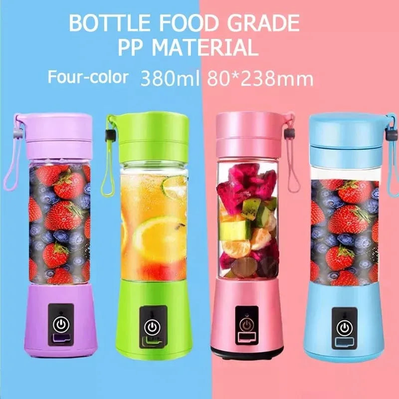 Portable Juicer Bottle – Rechargeable Smoothie Maker