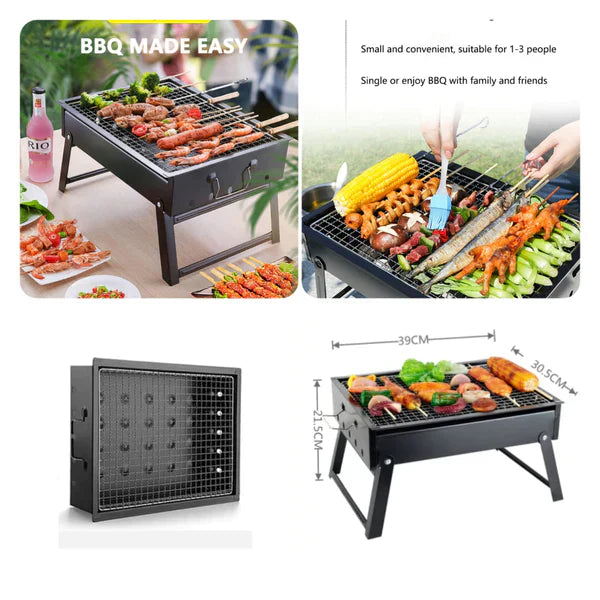 Foldable BBQ Grill – Portable Outdoor Barbecue