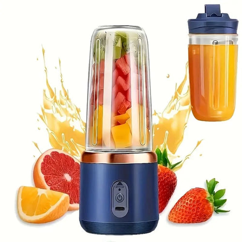 2 in 1 Portable Electric Juicer – 300ML Smoothie Blender