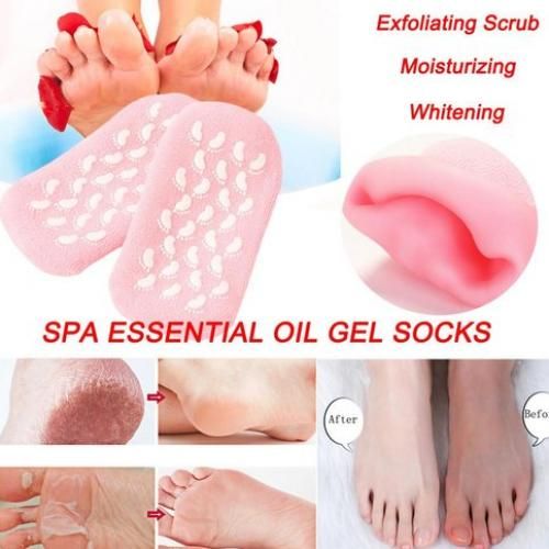 Moisturizing Spa Gel Socks – Cracked Heel Repair & Hydrating Foot Care Socks