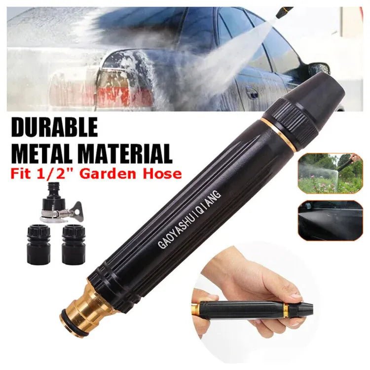 High Pressure Water Spray Nozzle – Gun for Car, Bike Cleaning & Gardening