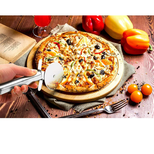 Stainless Steel Pizza Cutter Wheel – Sharp Slicer