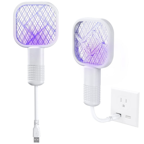Electric Mosquito Killer Racket – 2-in-1 Rechargeable Bug Zapper