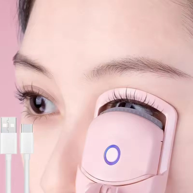 USB Rechargeable Heated Eyelash Curler – Portable Lash Lifter