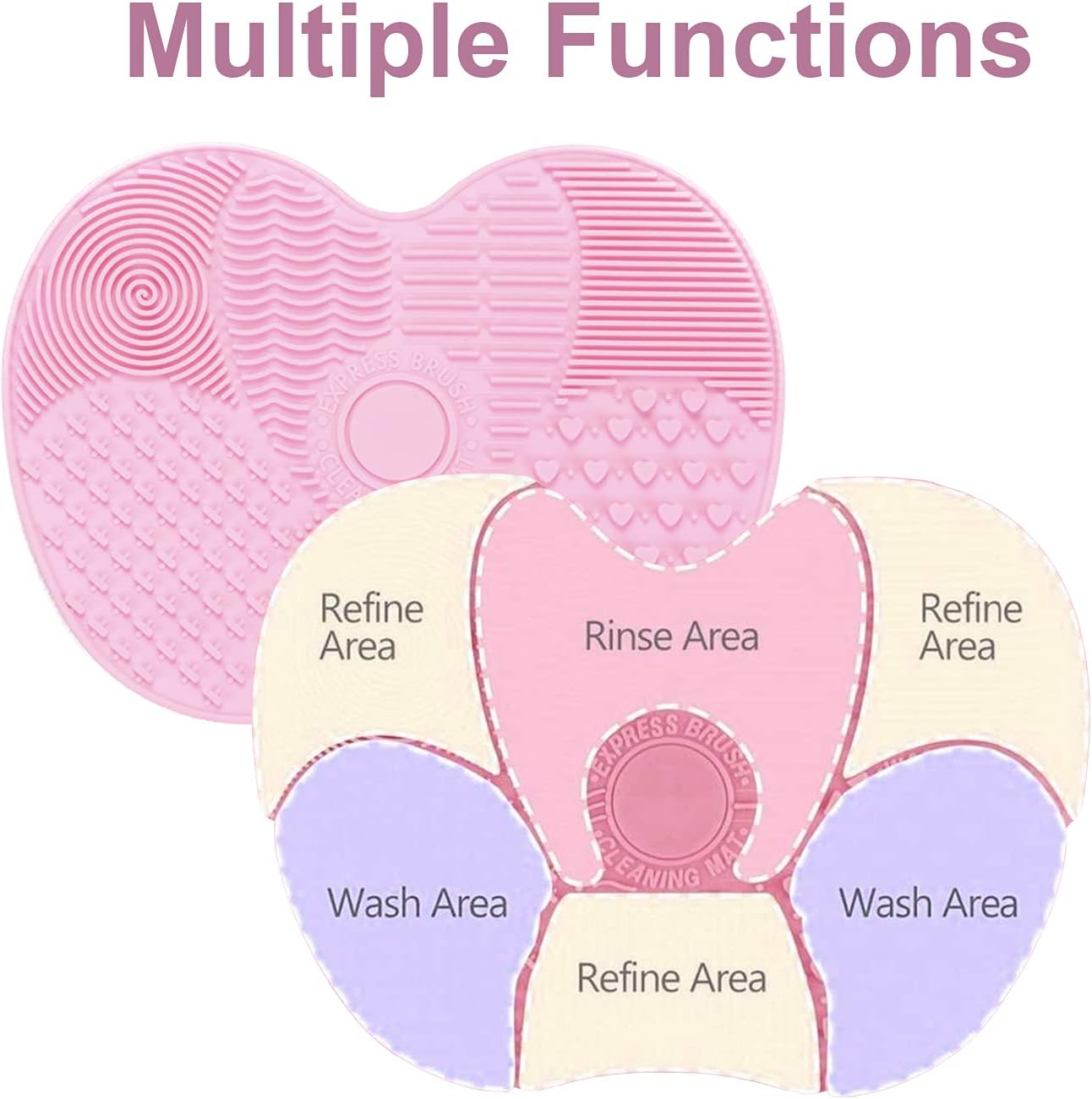 Silicone Makeup Brush Cleaning Pad – Portable Brush Cleaner Mat