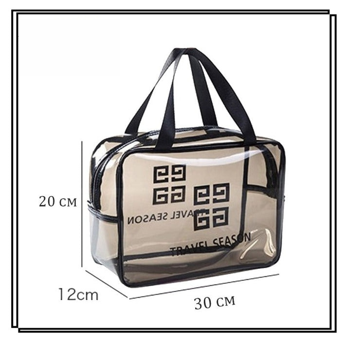 Transparent Travel Cosmetic Bag – Makeup Organizer