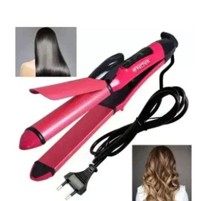 Nova 2-in-1 Hair Straightener & Curler – Styling Tool