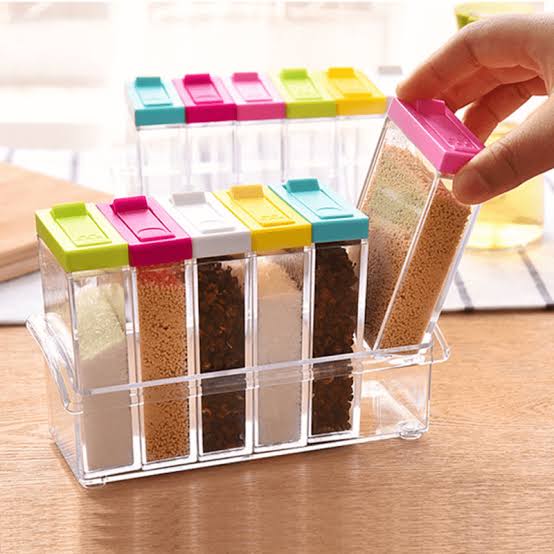 6-in-1 Spice Jar – Kitchen Seasoning Organizer