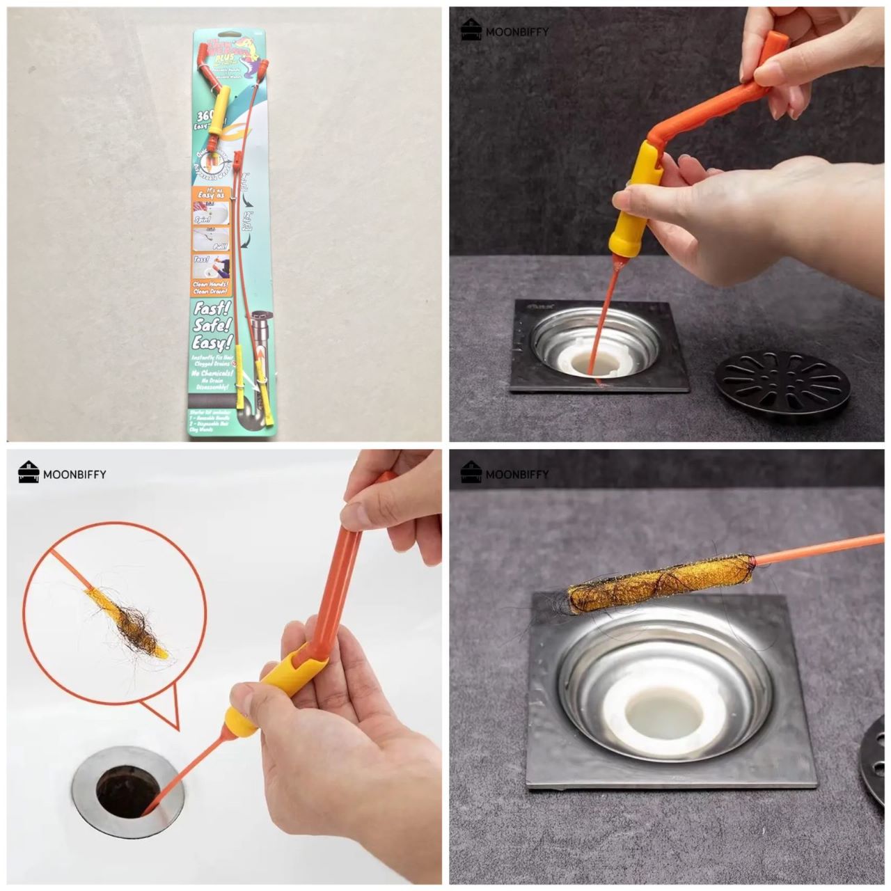 Flexible Drainer Rod – Improved Sink Cleaning Tool