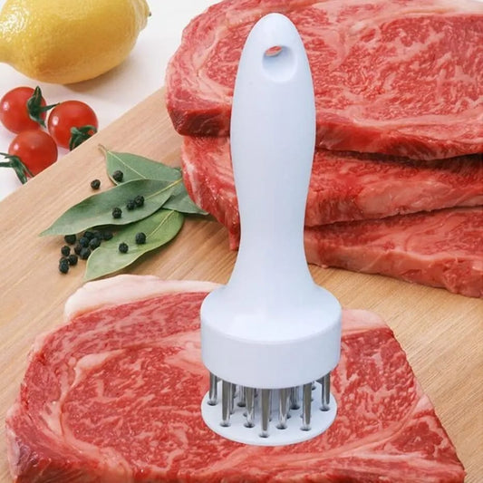Meat Tenderizer with Stainless Steel Needles – Kitchen Tool