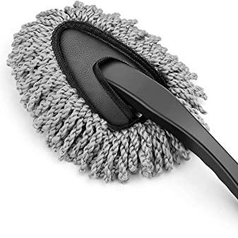 Portable Microfiber Car Duster – Compact Cleaning Brush